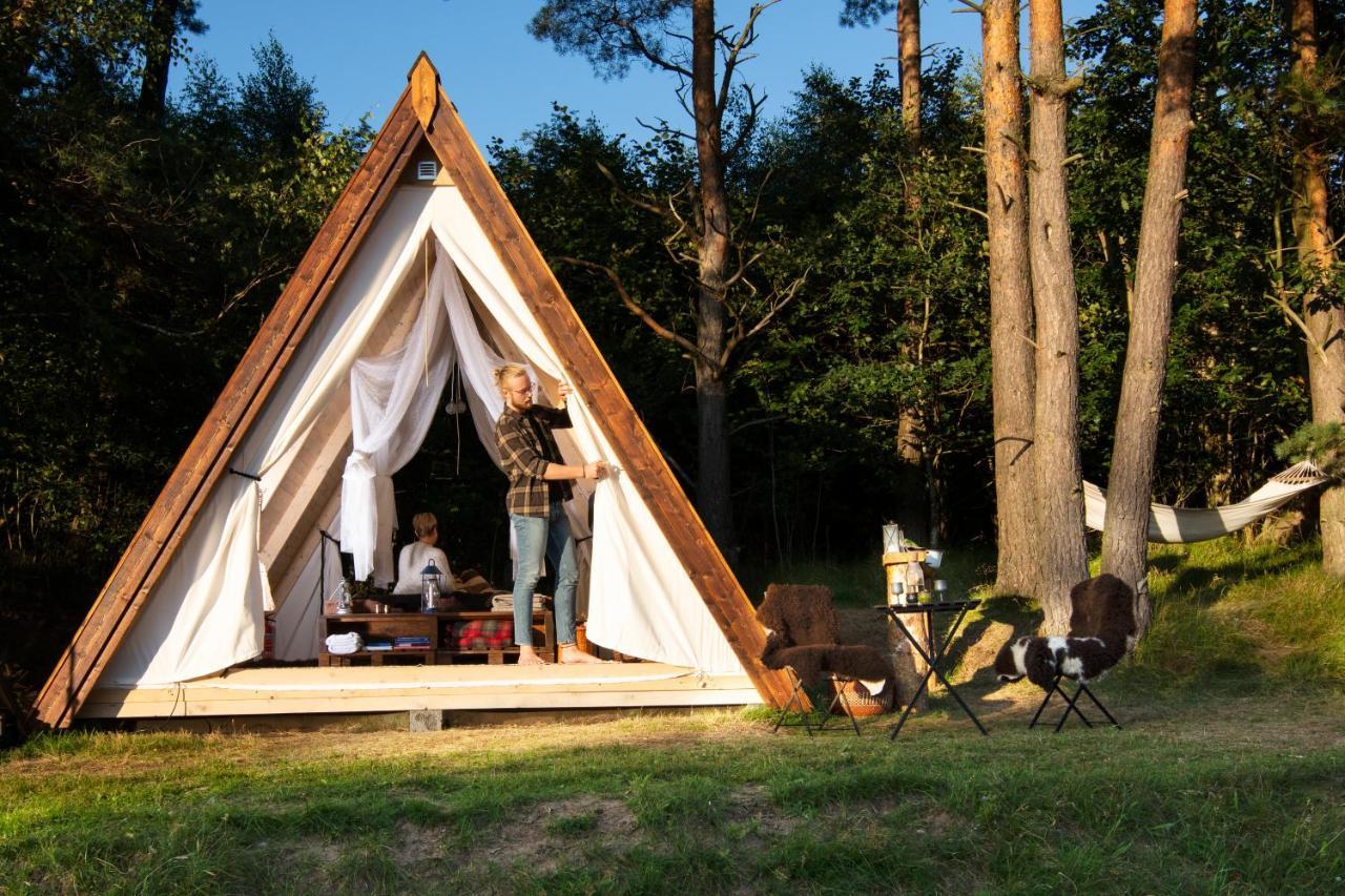 Sandfallet Glamping Laholm Exterior photo